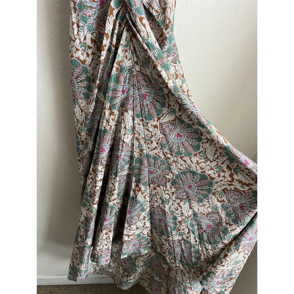 Veronica Beard Aldana Ruched Halter Midi Dress Womens Size 0 NEW - Picture 5 of 14